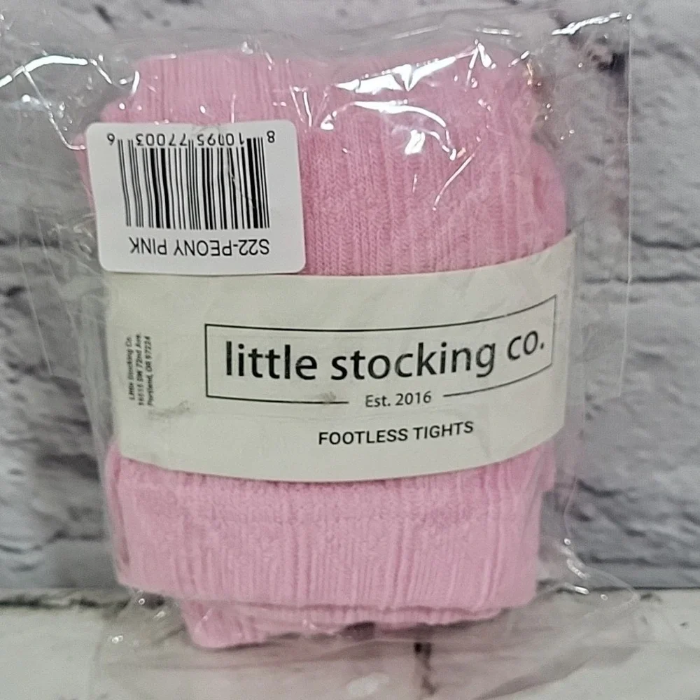 Little Stocking Co. Baby‎ Girls Cable Knit Tights size 0-6 Month set of 3 New